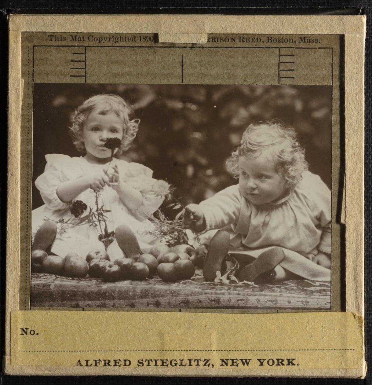 Nieser - Flora som holder blomst, og Hedwig av Alfred Stieglitz