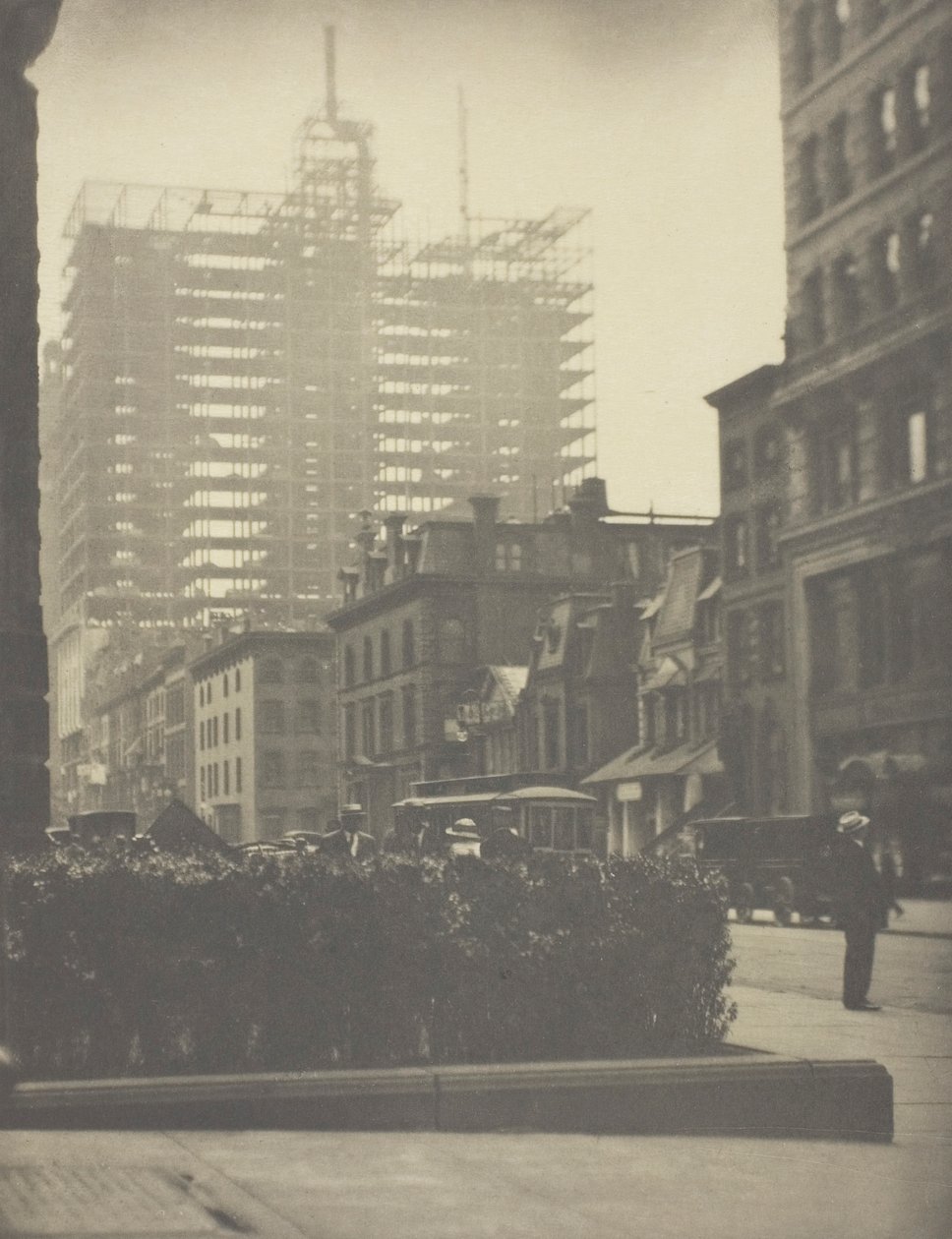 Gamle og New New York, 1910. av Alfred Stieglitz