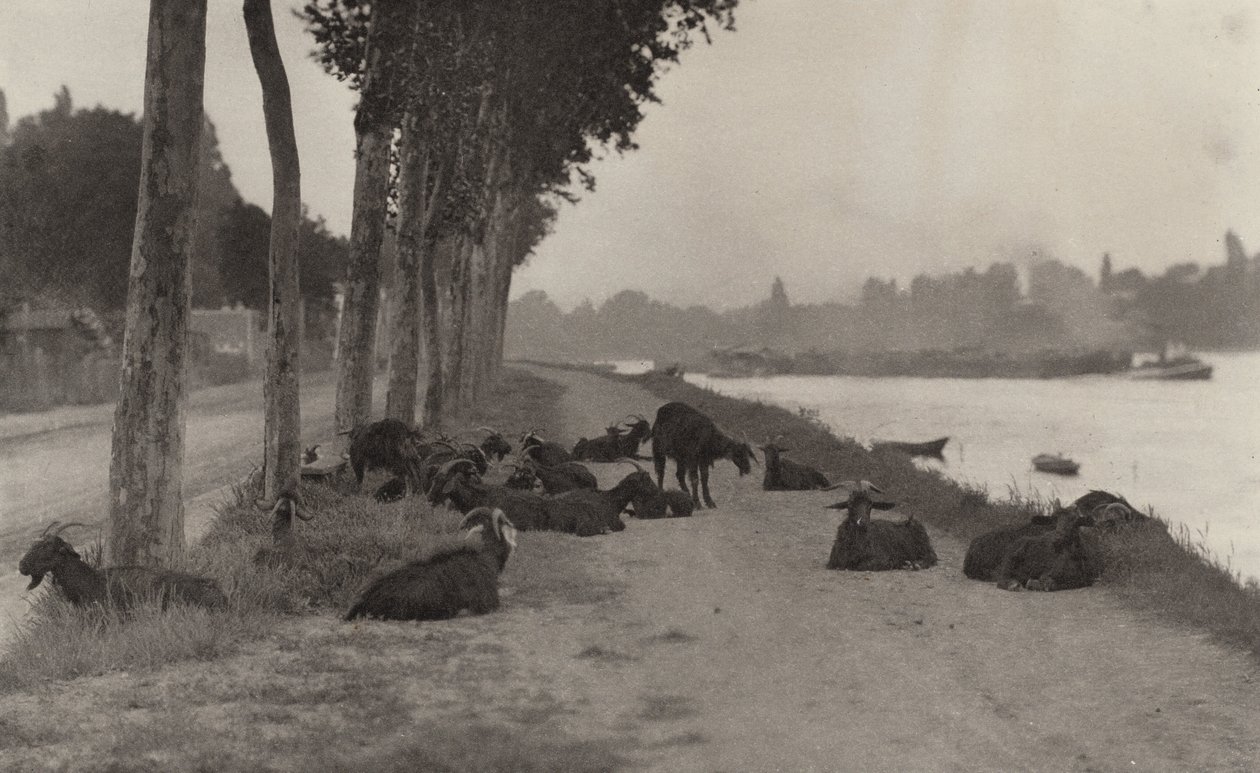 Ved Seinen - nær Paris av Alfred Stieglitz
