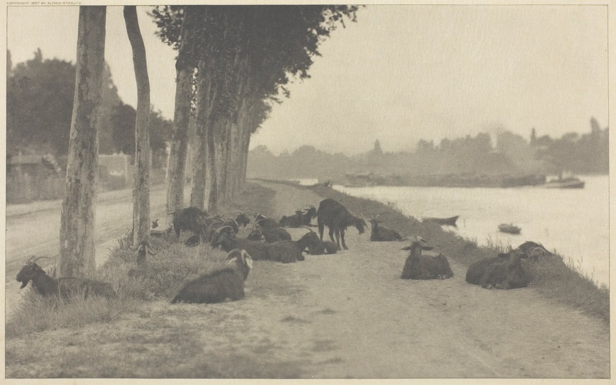 På Seinen - nær Paris av Alfred Stieglitz