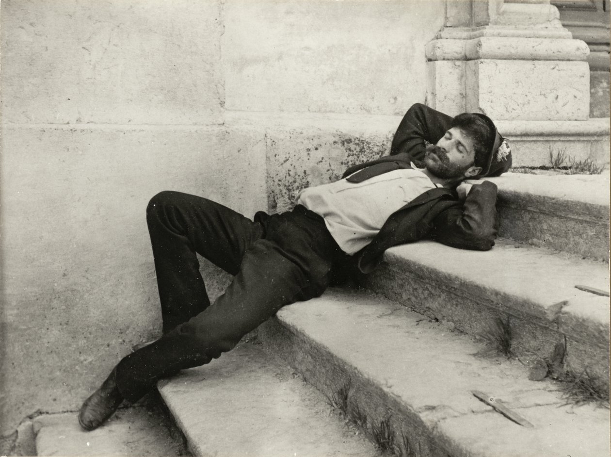Selvportrett, Cortina av Alfred Stieglitz