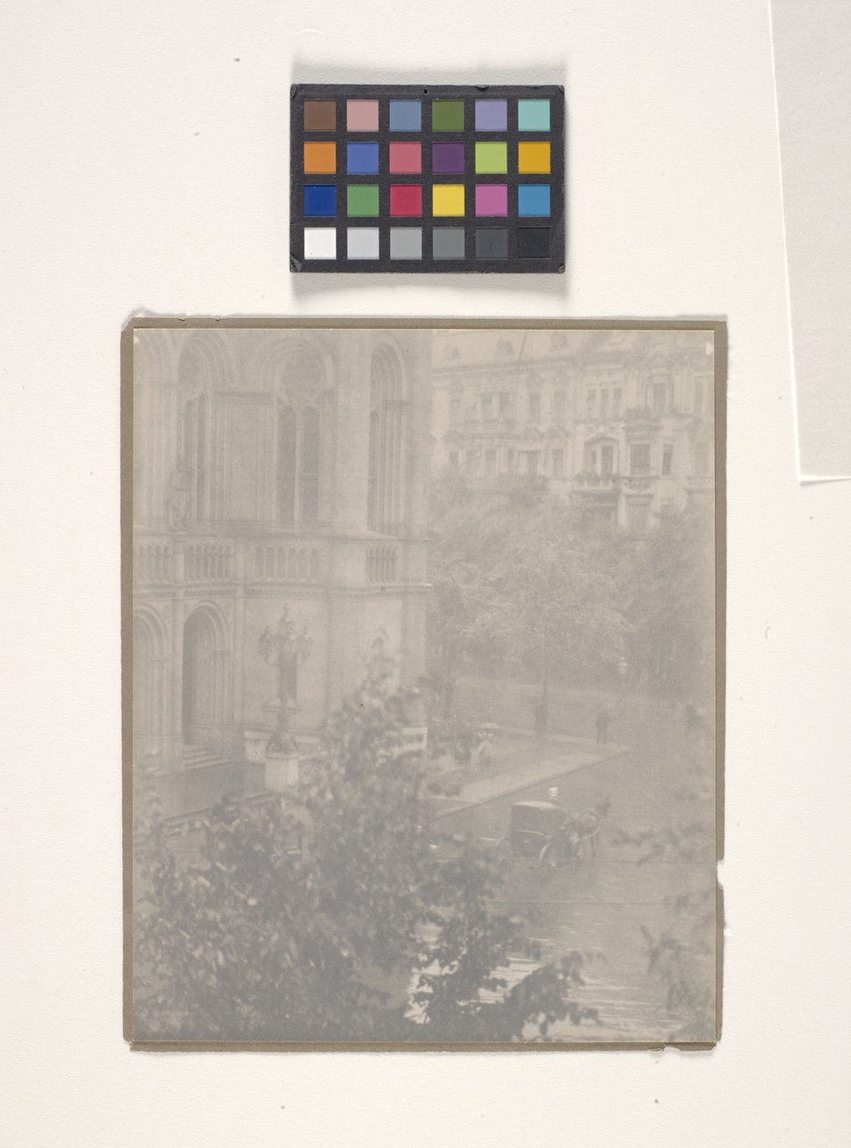 Øyeblikksbilde - Fra mitt vindu, Berlin (fotogravure) av Alfred Stieglitz