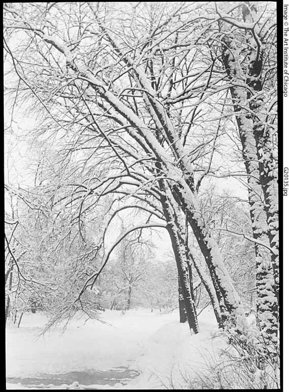 Snowscape, Berlin av Alfred Stieglitz