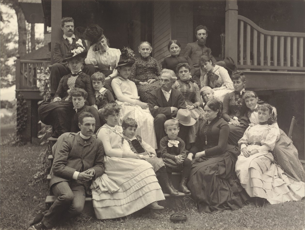 Familien Stieglitz i Oaklawn, Lake George av Alfred Stieglitz