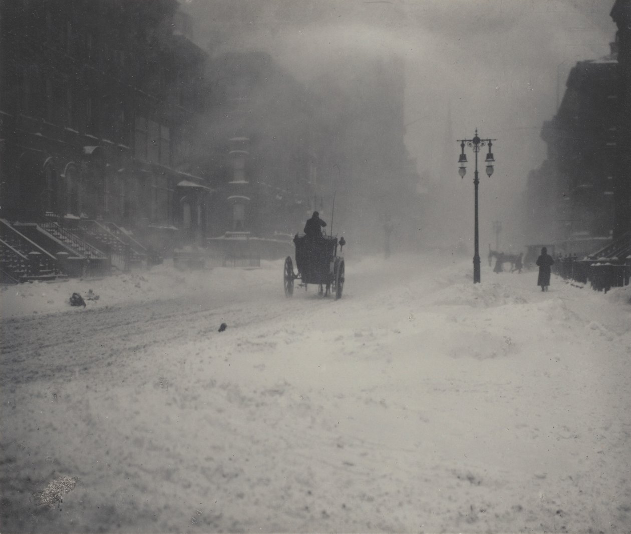 Snøstormen, New York av Alfred Stieglitz