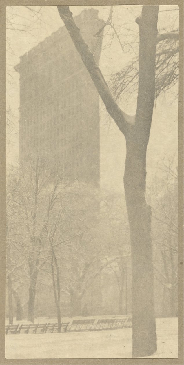Flatiron -bygningen av Alfred Stieglitz