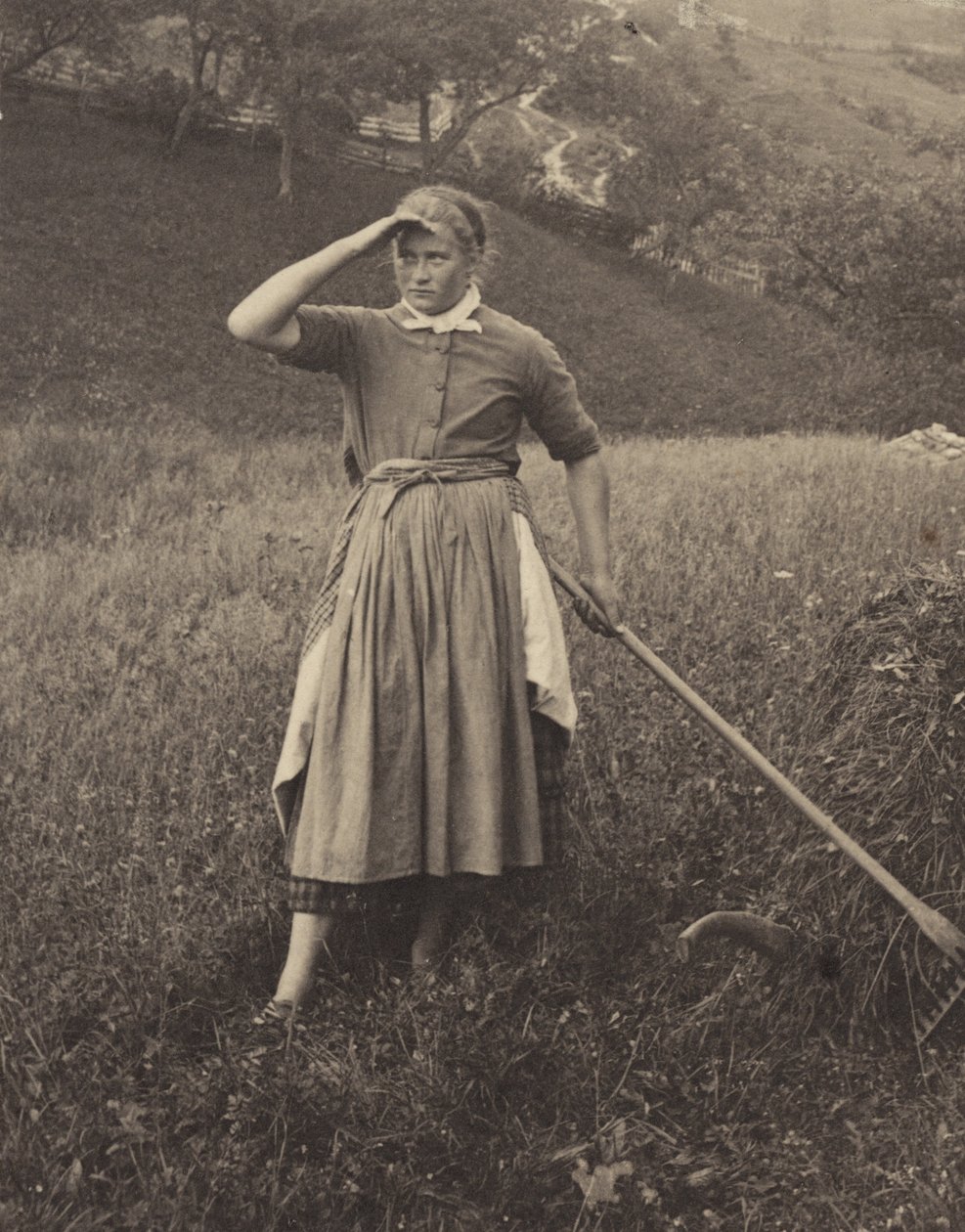 Innhøstingen, Mittenwald av Alfred Stieglitz