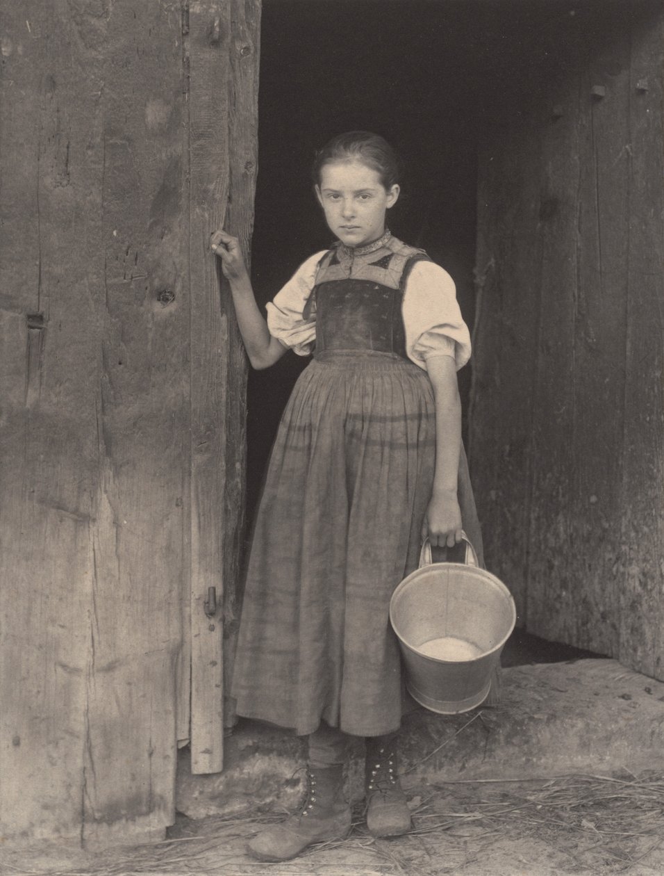 Den lille melkepiken av Alfred Stieglitz