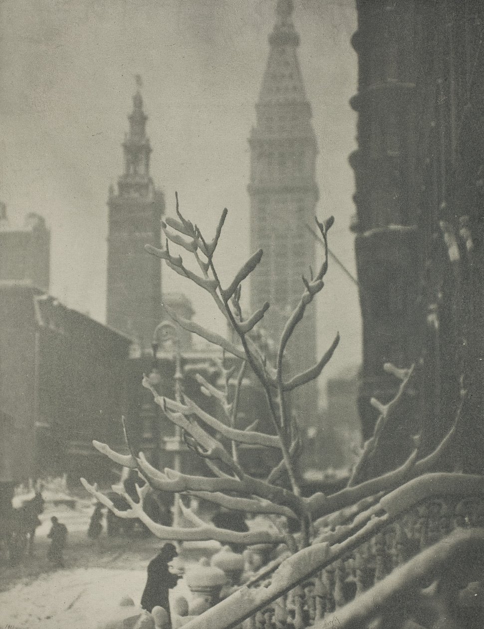 Two Towers, New York av Alfred Stieglitz