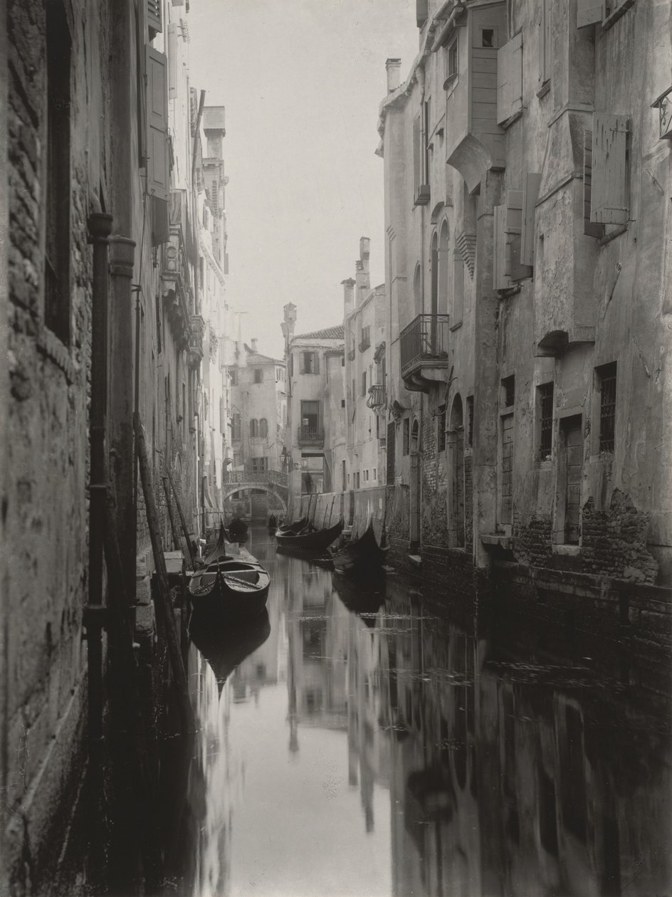 Venetiansk kanal av Alfred Stieglitz