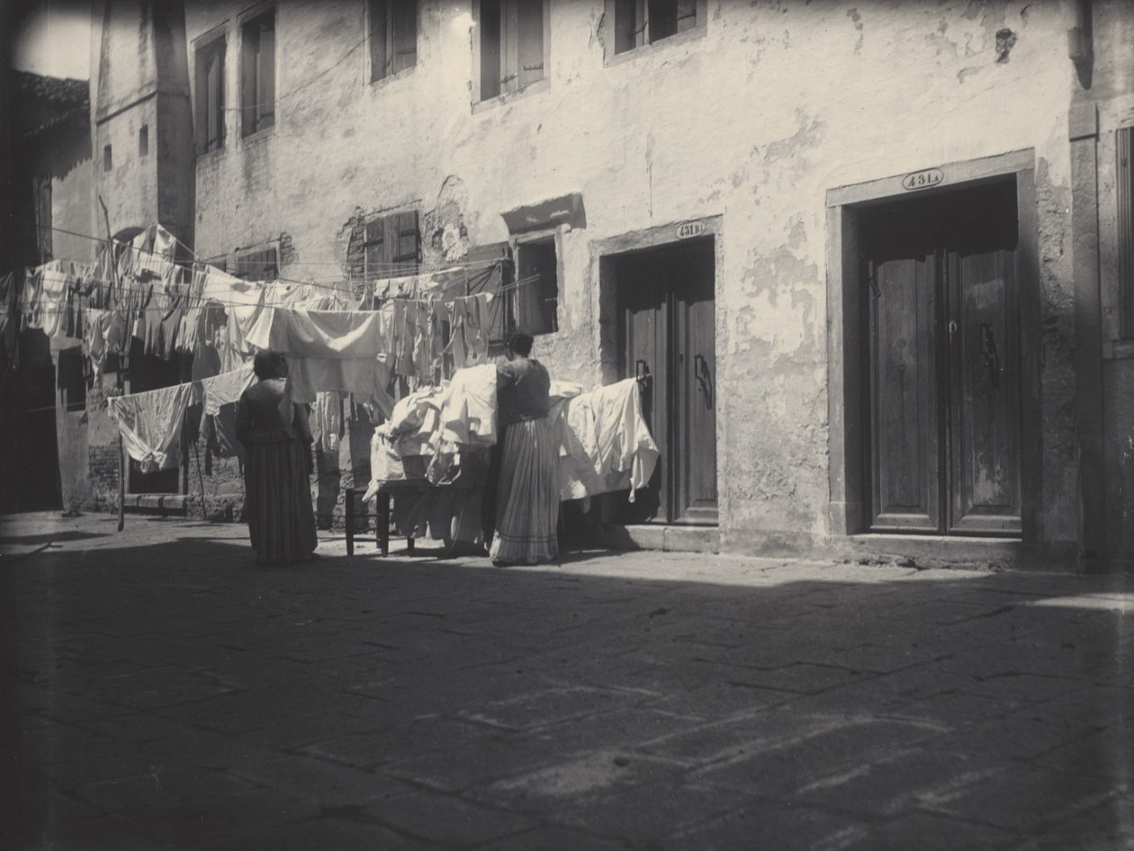 Vaskedag, Venezia av Alfred Stieglitz