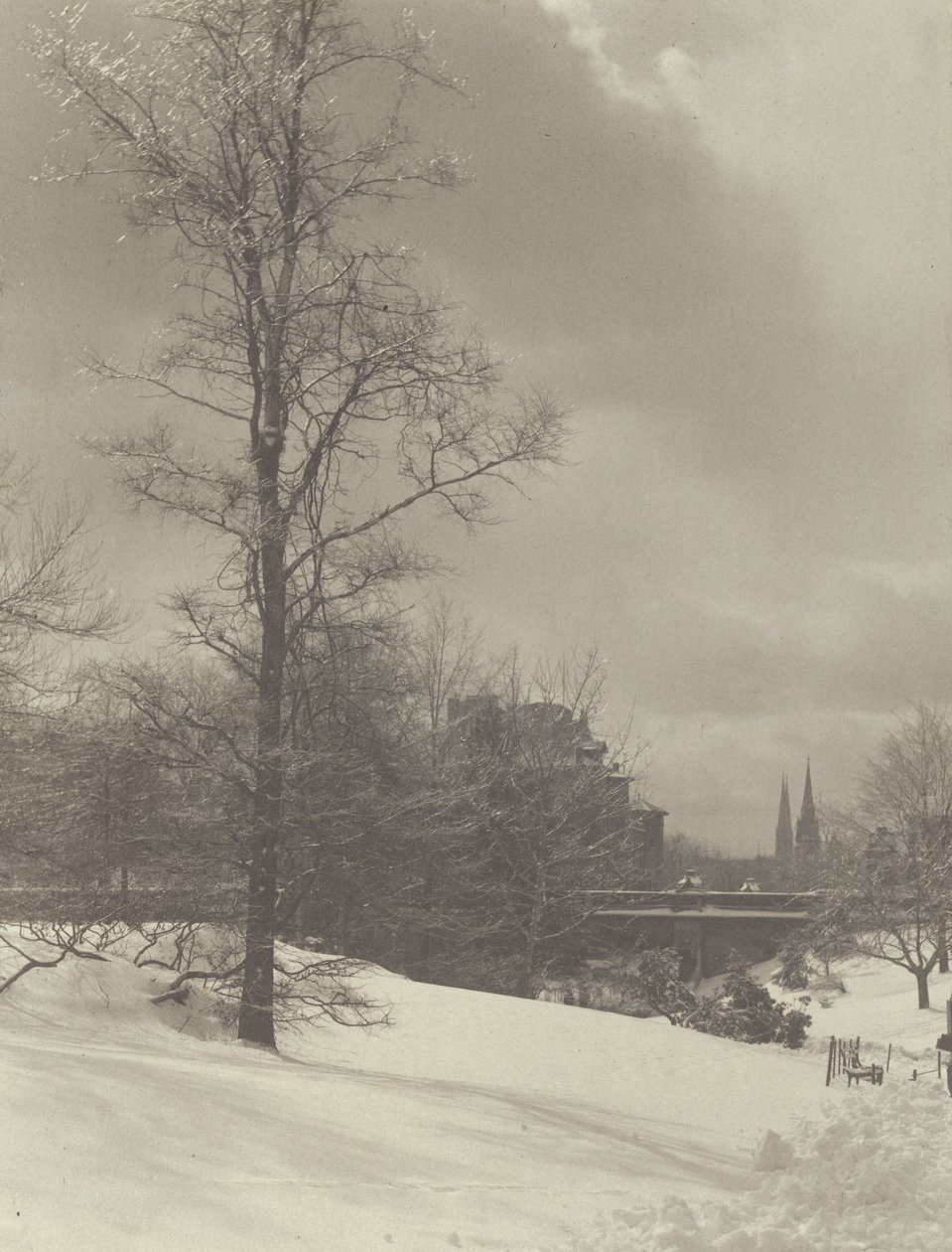Vinter (Central Park) av Alfred Stieglitz