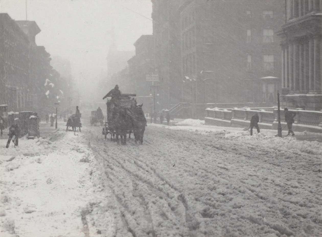 Vinter på Fifth Avenue av Alfred Stieglitz