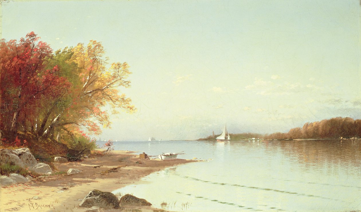 Narragansett Bay, Autumn, Rhode Island av Alfred Thompson Bricher