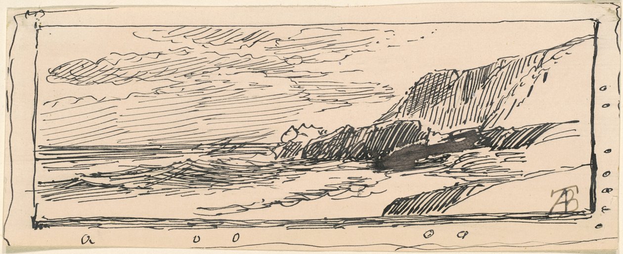 Steinete kyst av Alfred Thompson Bricher