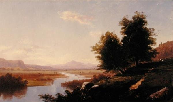 Saco River, Mount Washington av Alfred Thompson Bricher