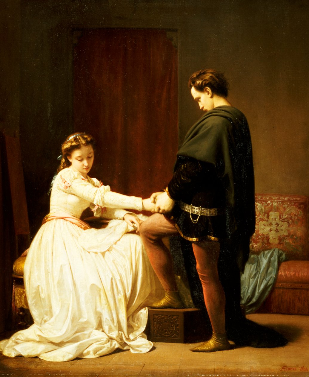 Forslaget, 1860 av Alfred W. Elmore