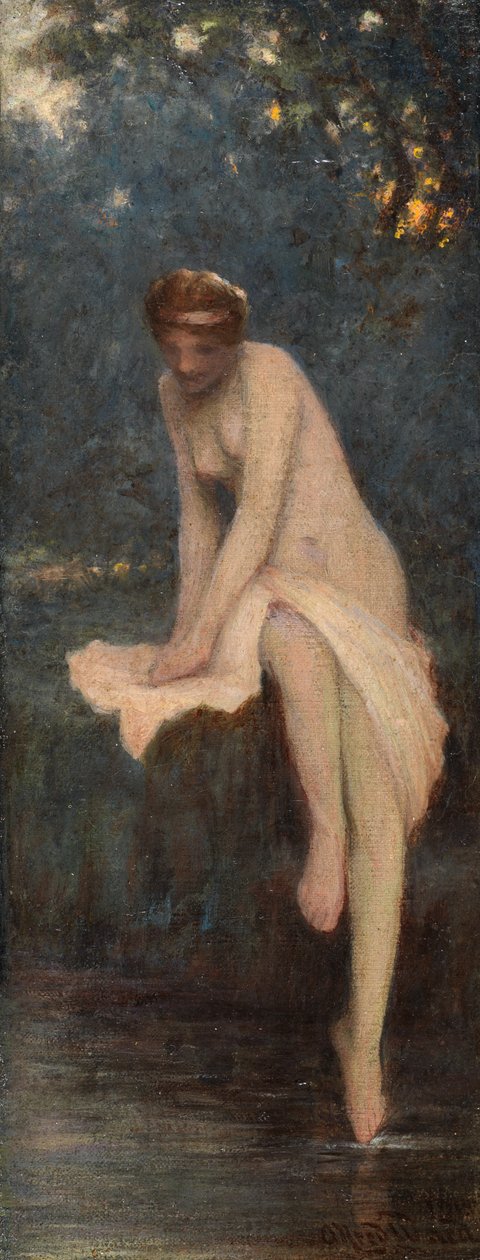 Nakenbilder (olje på lerret) av Alfred Ward