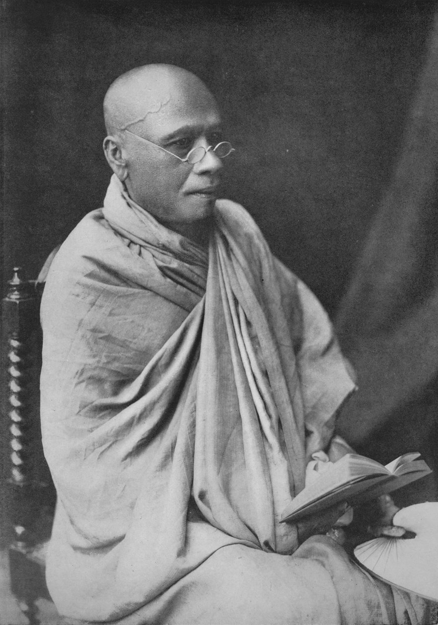 En buddhistisk prest, c1890, 1910 av Alfred William Amandus Plate