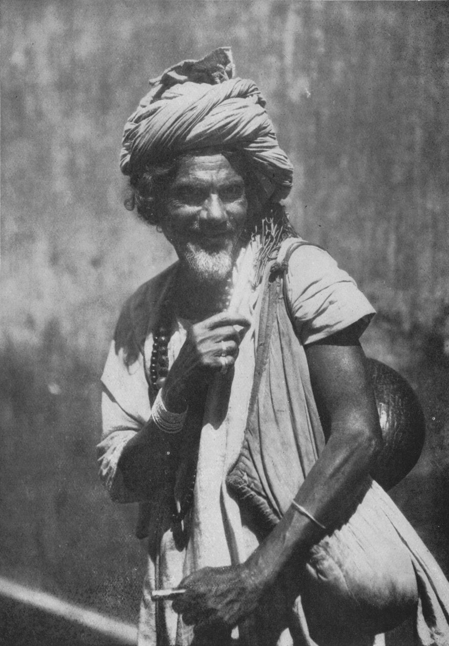 En muhammedansk fakir eller tryllekunstner, c1890, 1910 av Alfred William Amandus Plate