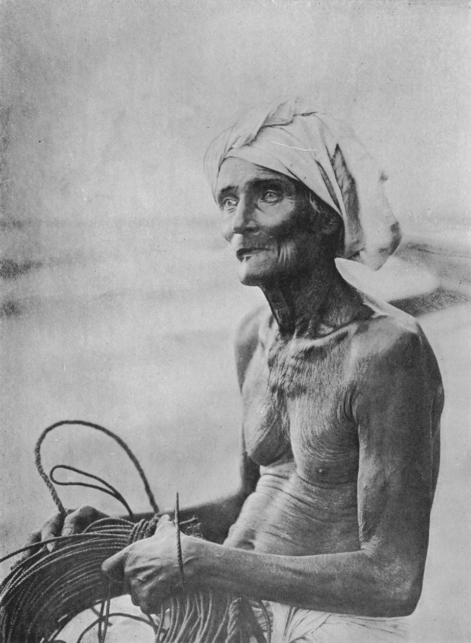 Fisherman, c1890, 1910 av Alfred William Amandus Plate