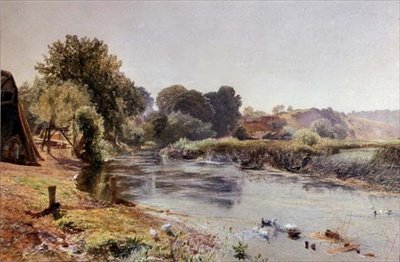 Litt av Old England Half Sleep av Alfred William Hunt