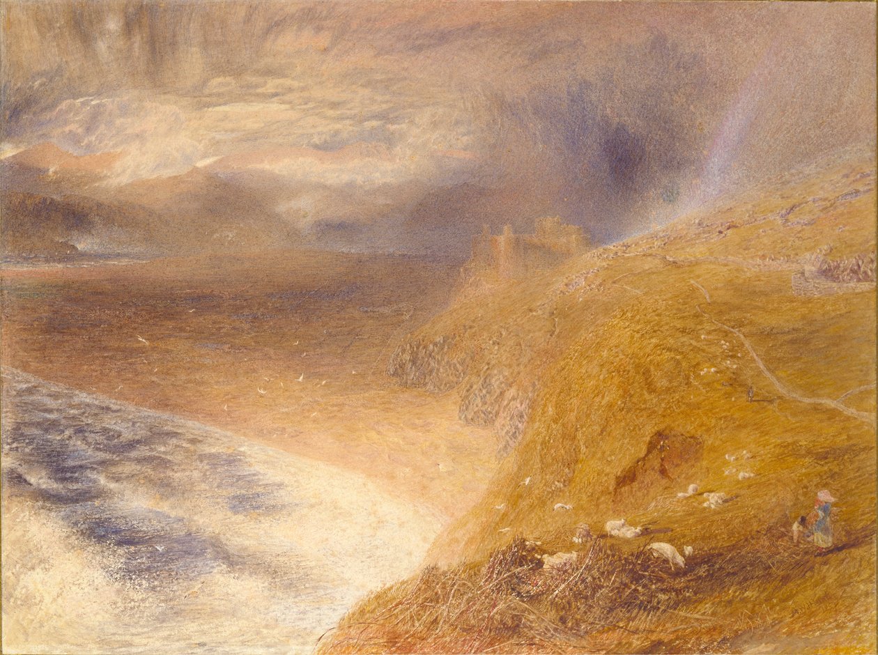 Harlech slott, 1857 av Alfred William Hunt