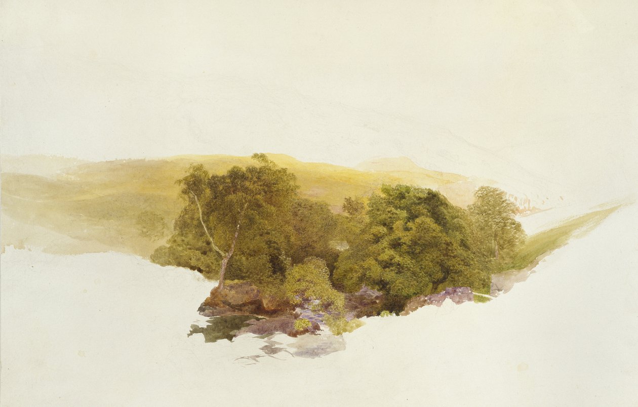 Martin's Hill, Dockwigg, ca. 1862 (akvarell over grafitt) av Alfred William Hunt