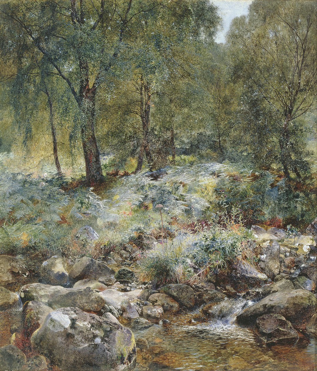 Når bladene begynner å snu, 1856 av Alfred William Hunt