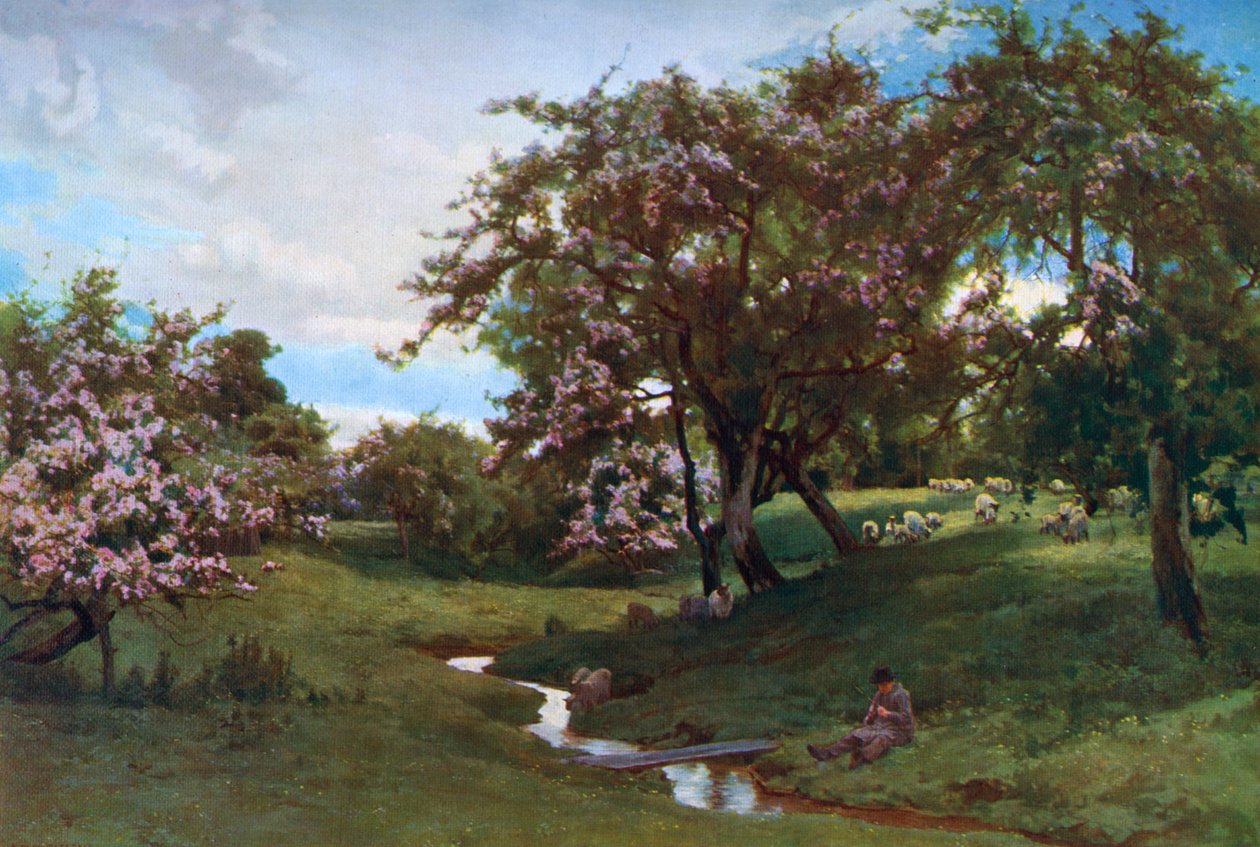 `When Nature Painted All Things Gay, 1887, 1912. av Alfred William Parsons