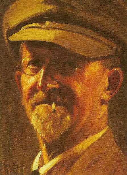 Selvportrett av Alfredo Andersen