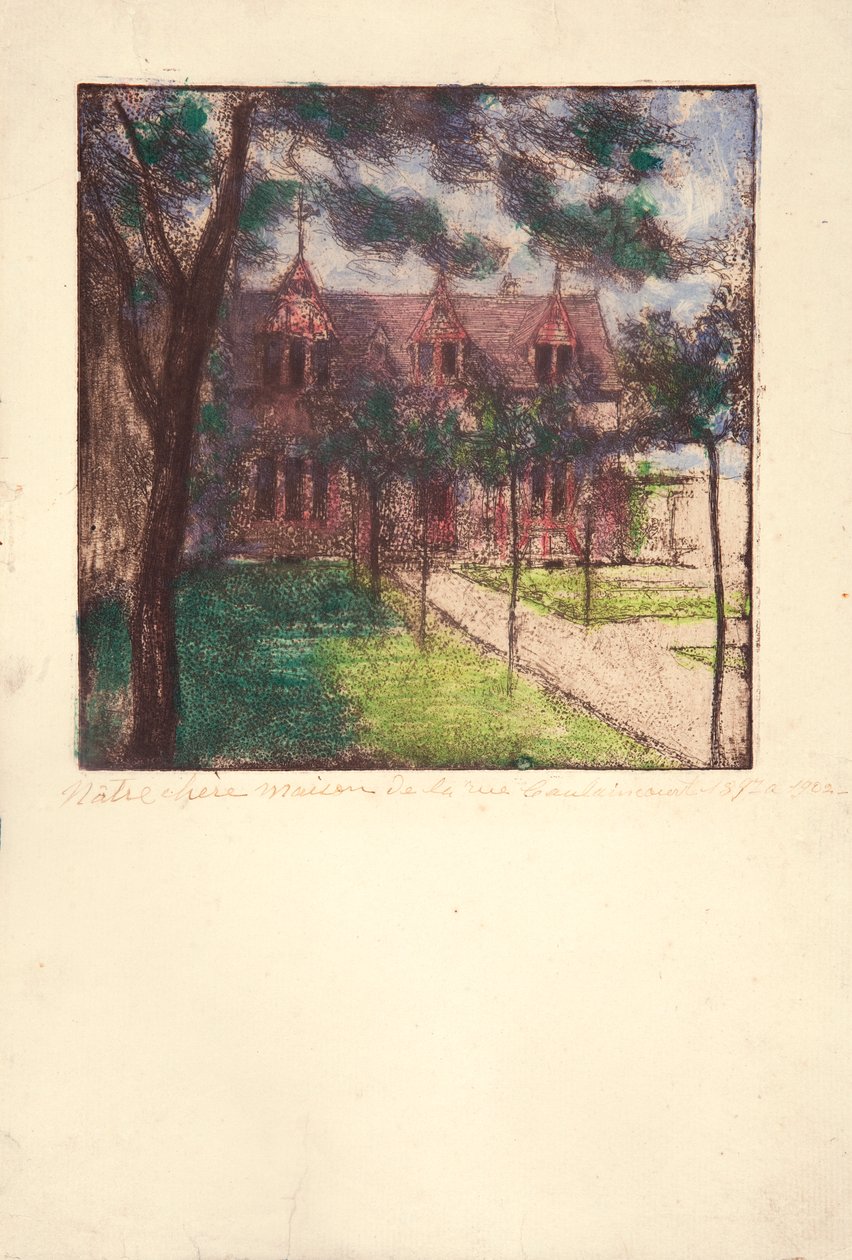 Vårt kjære hus i Rue Caulaincourt av Alfredo Müller