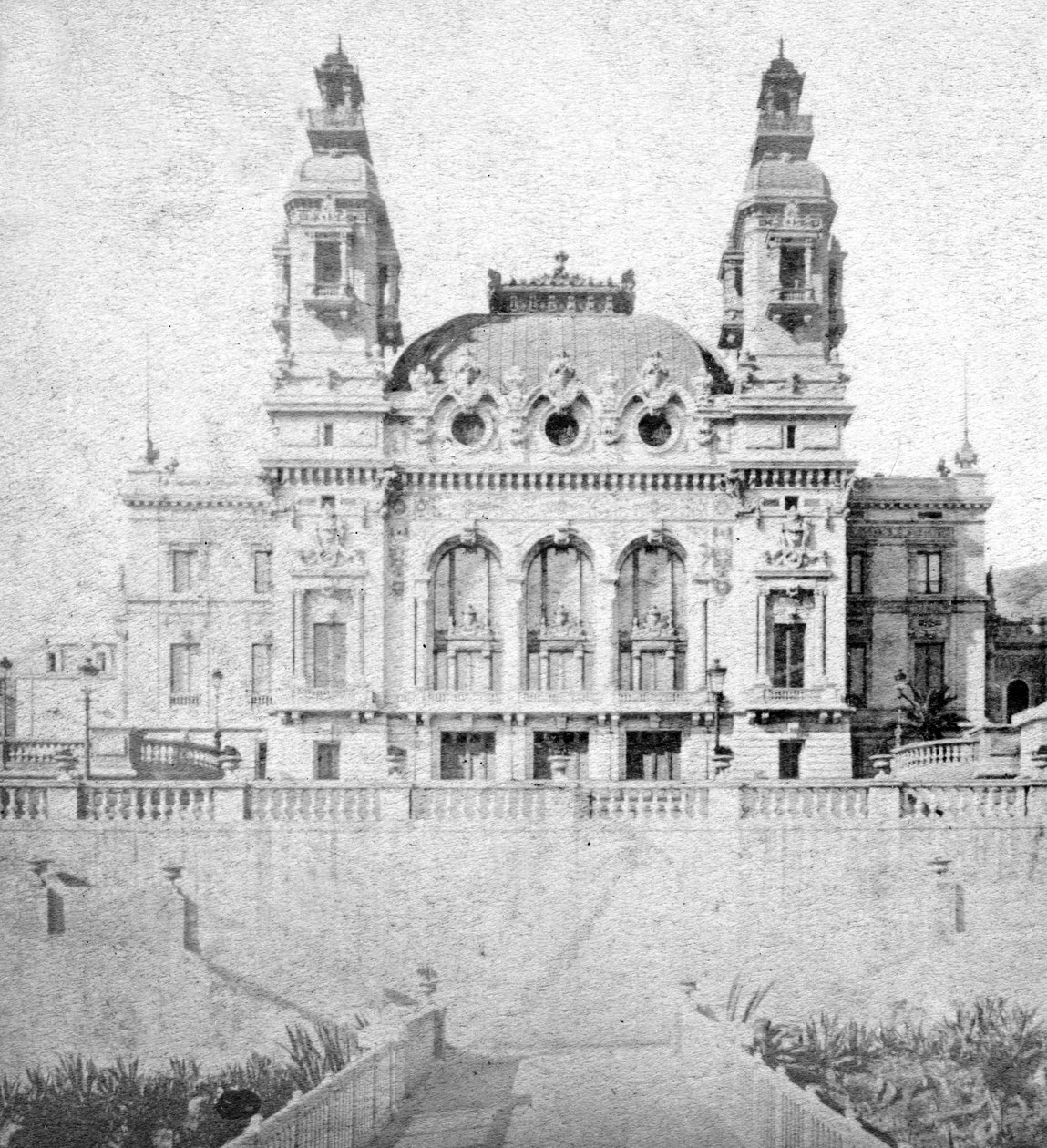 Kasinoet i Monte Carlo, Monaco, sent på 1800-tallet. av Alfredo Noack