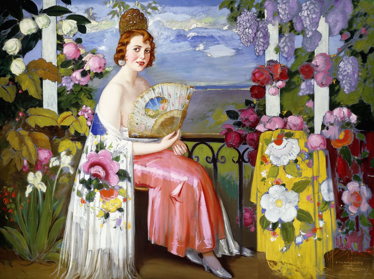Marihøne og blomster; Marihøne på blomster av Alfredo Ramos Martinez