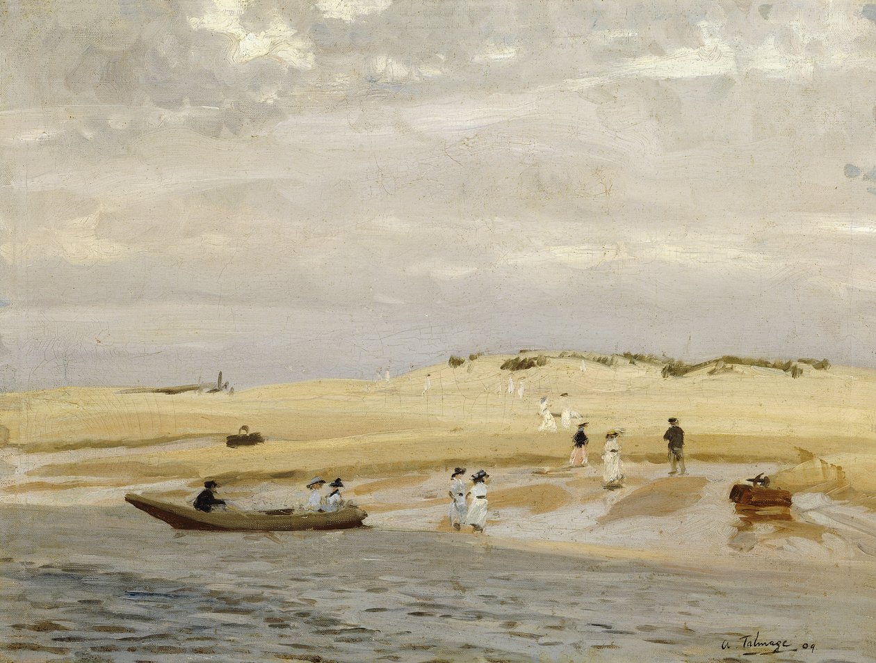 Figurer på en strand av Algernon Mayow Talmage