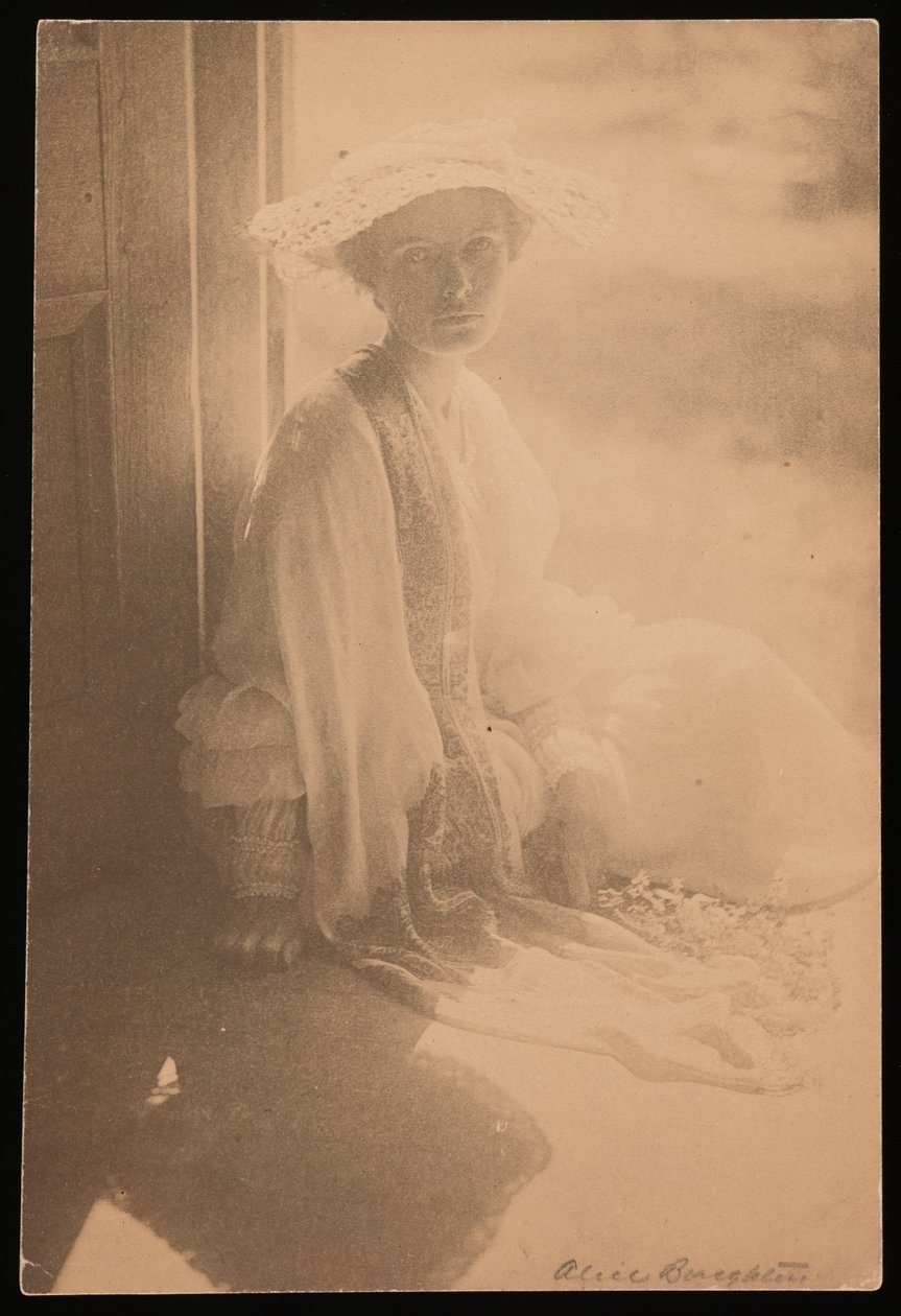 Alice Broughton-bilde av Agnes Pelton (s/hvitt-bilde) av Alice Boughton