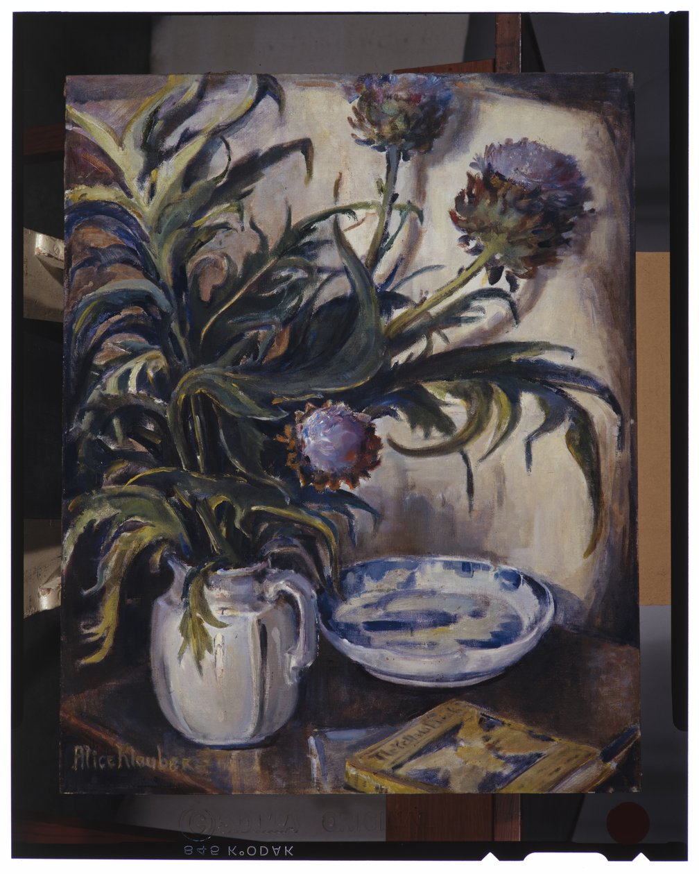 Artisjokker, ca. 1933 (olje på lerret) av Alice Ellen Klauber