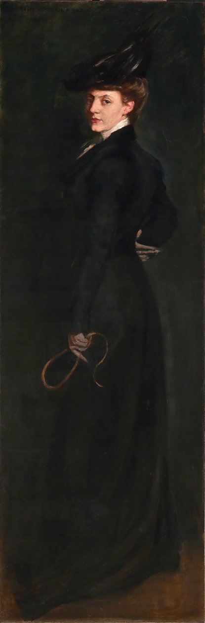 Anita Klar for en tur, ca. 1896. av Alice Pike Barney