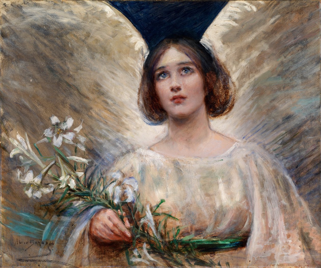 Påskeliljer, slutten av 1800-begynnelsen av 1900-tallet. av Alice Pike Barney