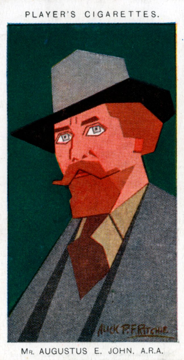 Augustus John , britisk maler, 1926. av Alick P. F. Ritchie