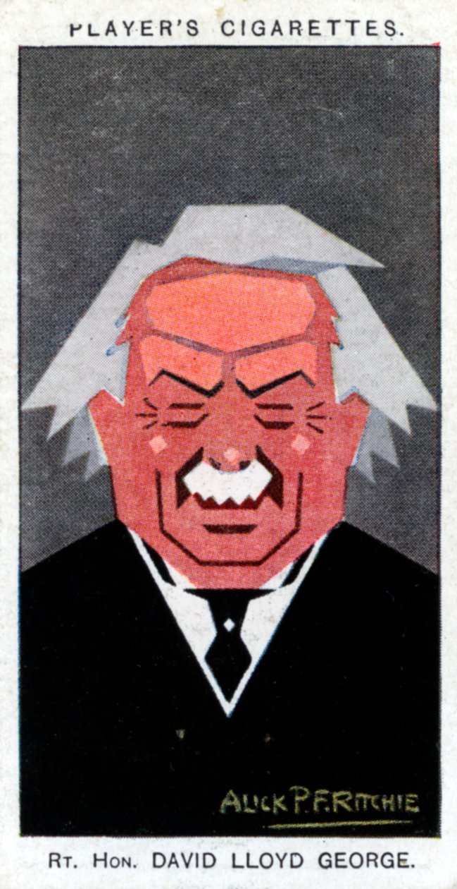 David Lloyd George, 1. jarl Lloyd-George, britisk statsminister, 1926. av Alick P. F. Ritchie