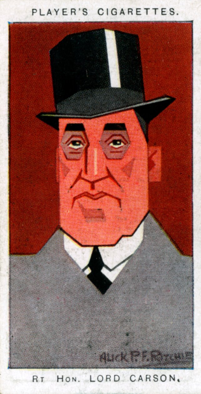 Edward Carson, 1st Baron Carson, Ulster-leder og talsmann, 1926. av Alick P. F. Ritchie