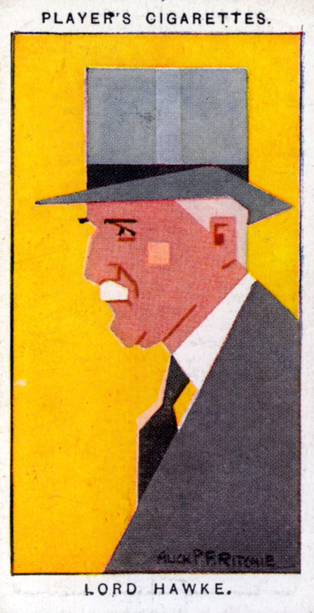 Martin Bladen Hawke, 7. Baron Hawke, britisk cricketspiller, 1926. av Alick P. F. Ritchie
