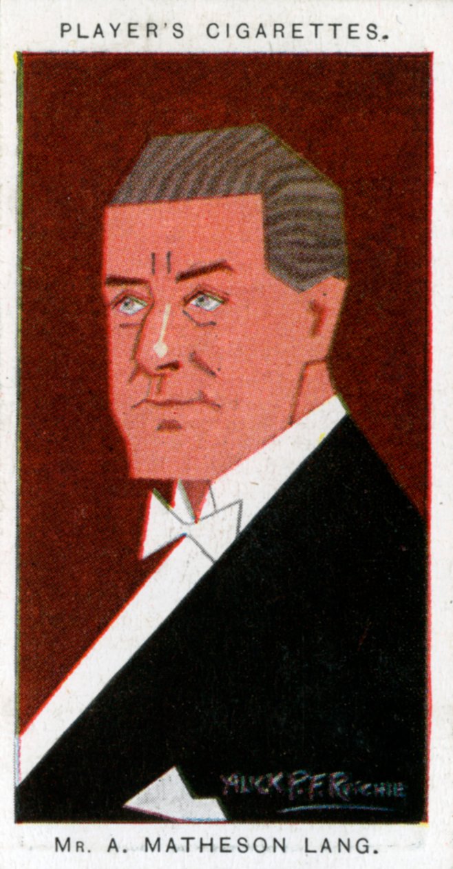 Matheson Lang , kanadisk skuespiller-manager og dramatiker, 1926 av Alick P. F. Ritchie