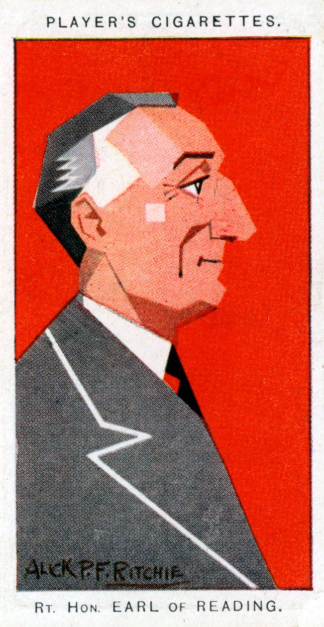 Rufus Isaacs, 1st Marquess of Reading, Lord Chief Justice og diplomat, 1926. av Alick P. F. Ritchie
