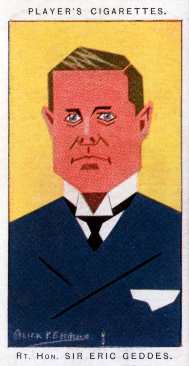 Sir Eric Campbell Geddes , britisk politiker, 1926 av Alick P. F. Ritchie