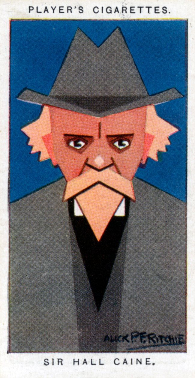 Sir Hall Caine , britisk forfatter, 1926 av Alick P. F. Ritchie