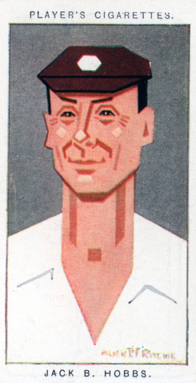 Sir Jack Hobbs , britisk cricketspiller, 1926 av Alick P. F. Ritchie