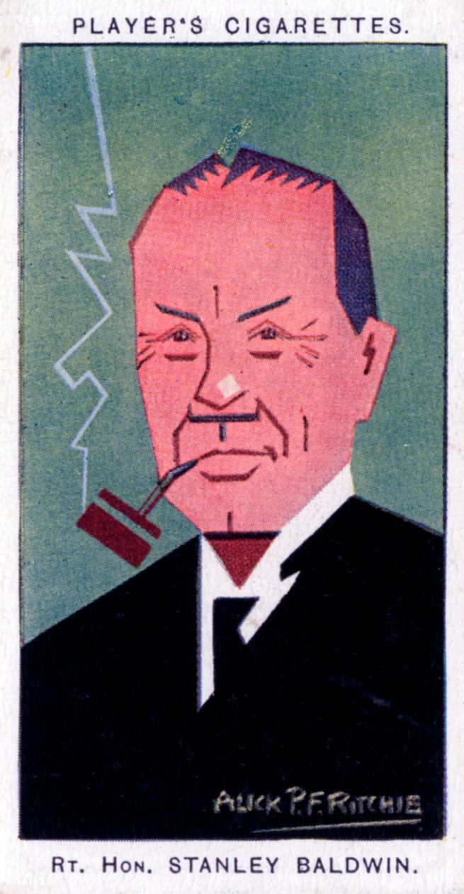 Stanley Baldwin, 1st Earl Baldwin, britisk statsminister, 1926. av Alick P. F. Ritchie
