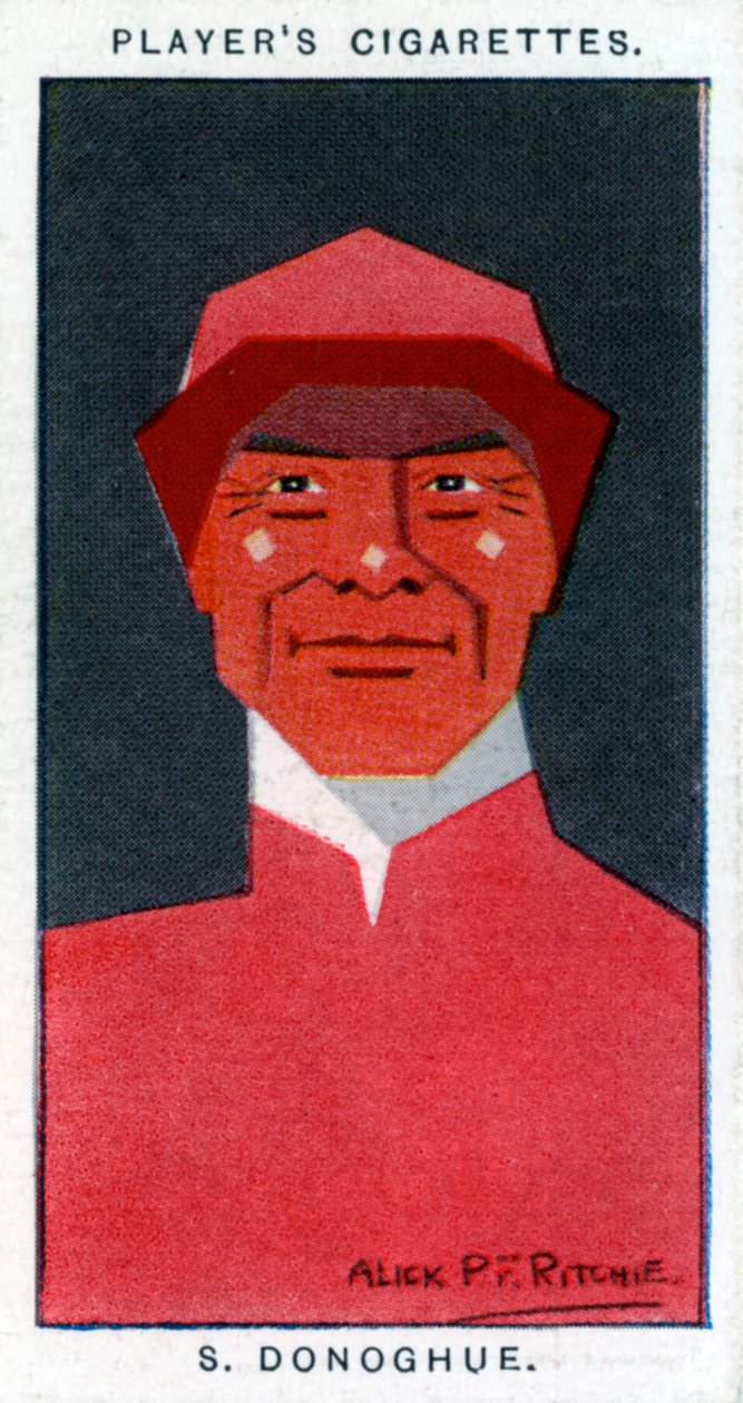 Stephen Donoghue, jockey og trener, 1926. av Alick P. F. Ritchie